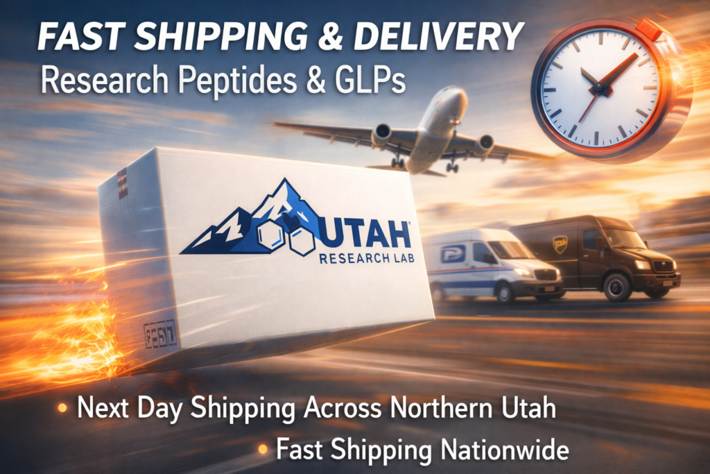 Utah Research Lab fast shipping research GLPs Peptides Utah